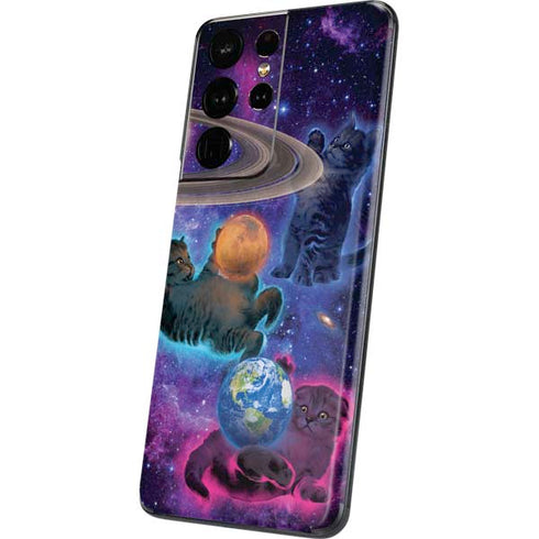 Vincent Hie Cosmic Kittens Galaxy S21 Ultra 5G Skin